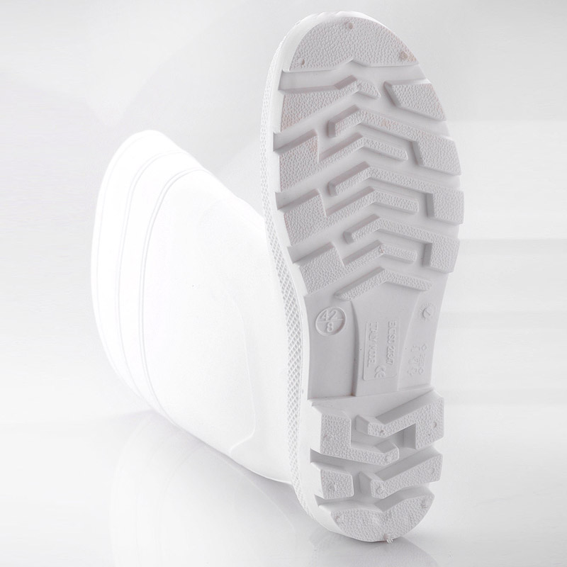 Bottes de pluie en PVC pour l'industrie alimentaire W-6036 Blanc