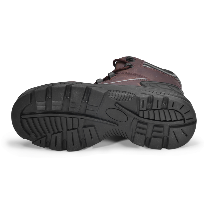 Bottes de travail de sécurité en nubuck à coupe moyenne sans métal M-8307