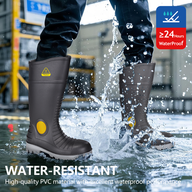 Bottes de travail imperméables à embout en acier S5&nbsp;: une solution complète pour la sécurité, le confort et la durabilité