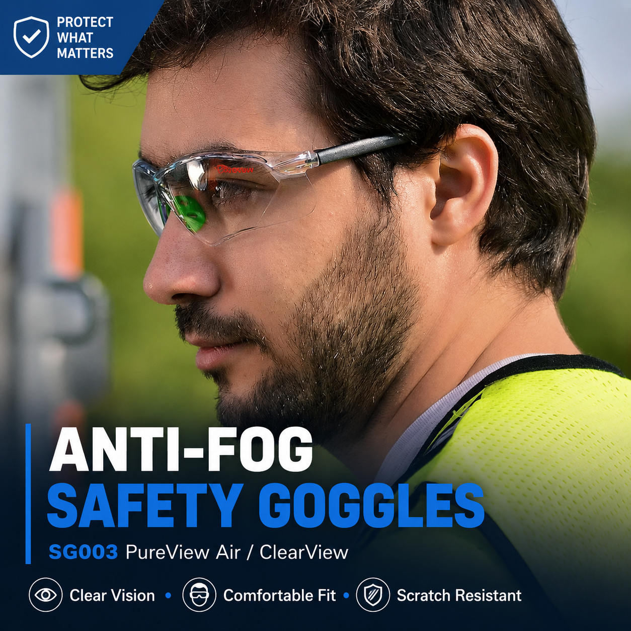 Des lunettes de protection haute définition qui résolvent véritablement la buée et l'inconfort