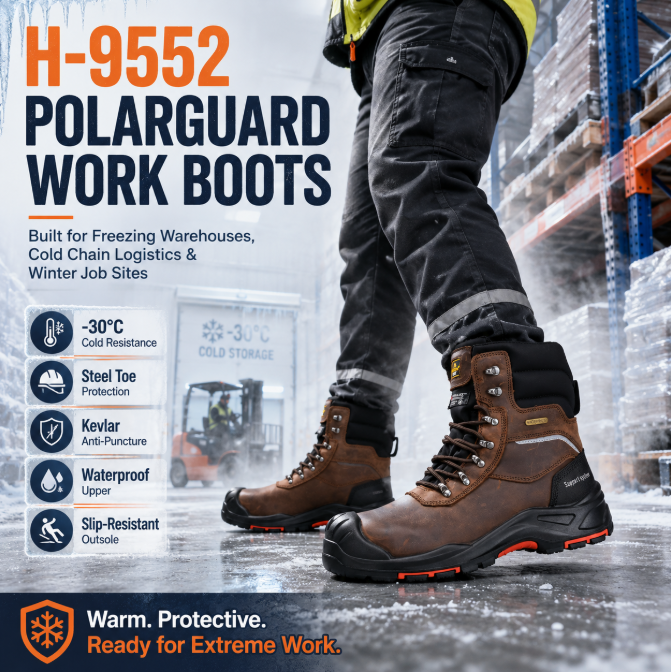 Bottes de travail PolarGuard H-9552&nbsp;:&nbsp;protection ultime par temps extrêmement froid