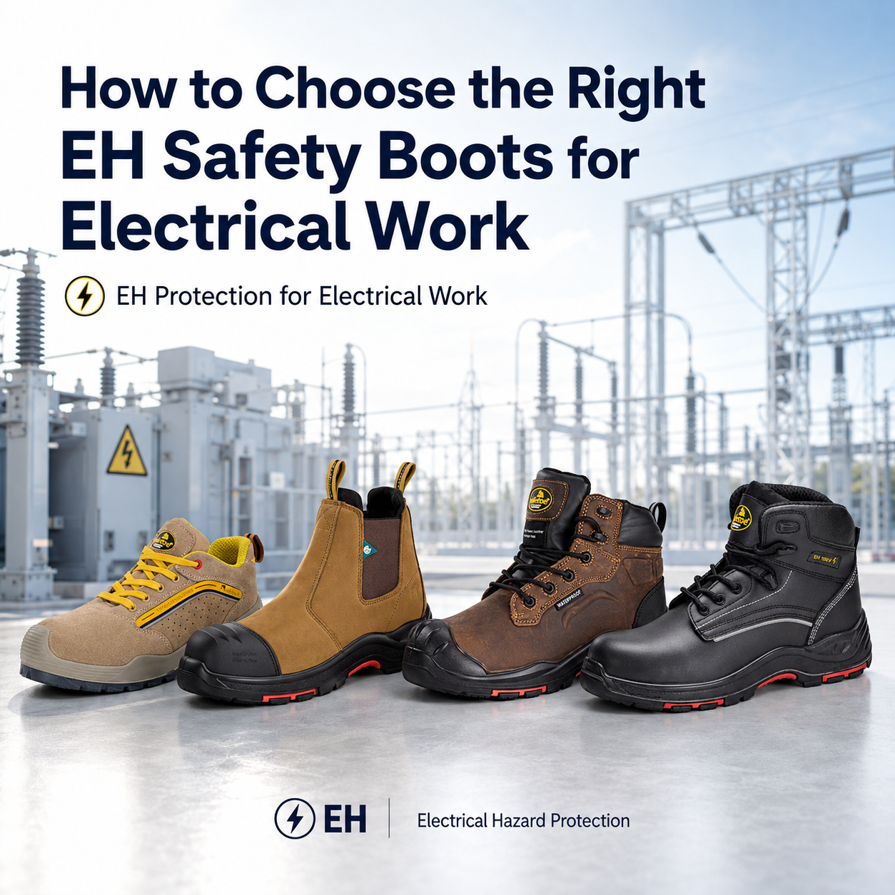 Comment choisir les bonnes bottes de sécurité EH pour les travaux électriques