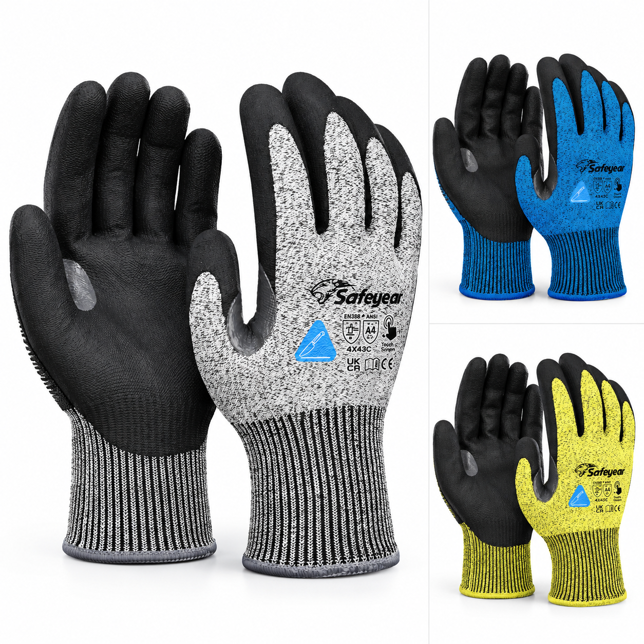 Gants anti-coupure haute dextérité Safeyear PD8045