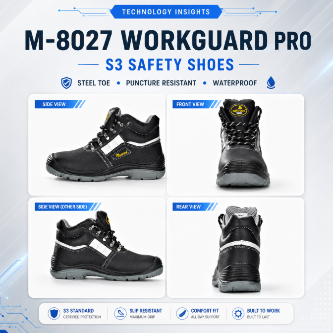 M-8027 WorkGuard Pro&nbsp;: Lorsque les chaussures de sécurité deviennent plus qu'un équipement, elles deviennent la confiance du travailleur