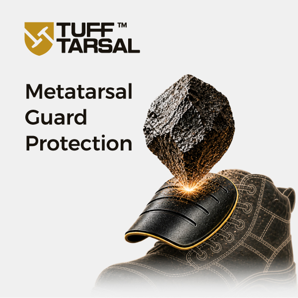 Technologie de protection métatarsienne TuffTarsal™ pour chaussures de sécurité industrielle