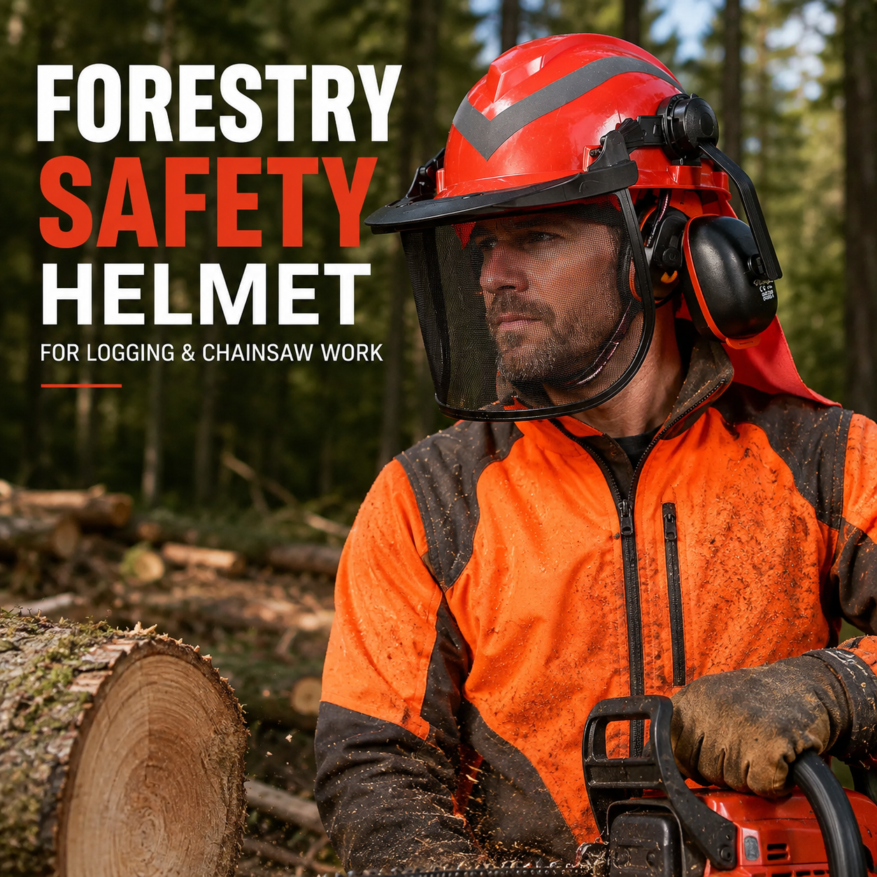 Explication des casques de sécurité forestiers&nbsp;: protéger les travailleurs contre les chutes de branches et les risques liés aux tronçonneuses