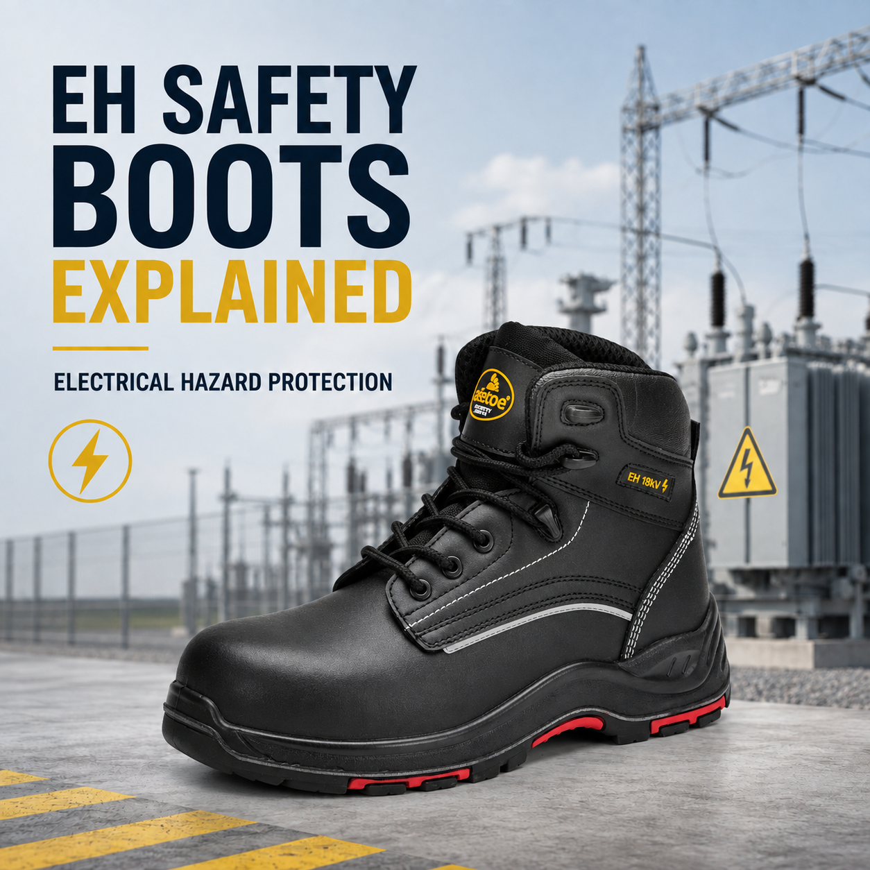 Qu’est-ce que la protection EH&nbsp;? Comprendre les bottes de sécurité contre les risques électriques