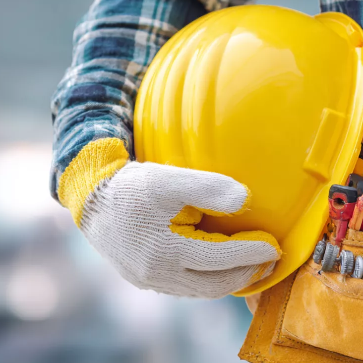 Casque de sécurité ABS ventilé : protection professionnelle avec double certification EN397 et ANSI