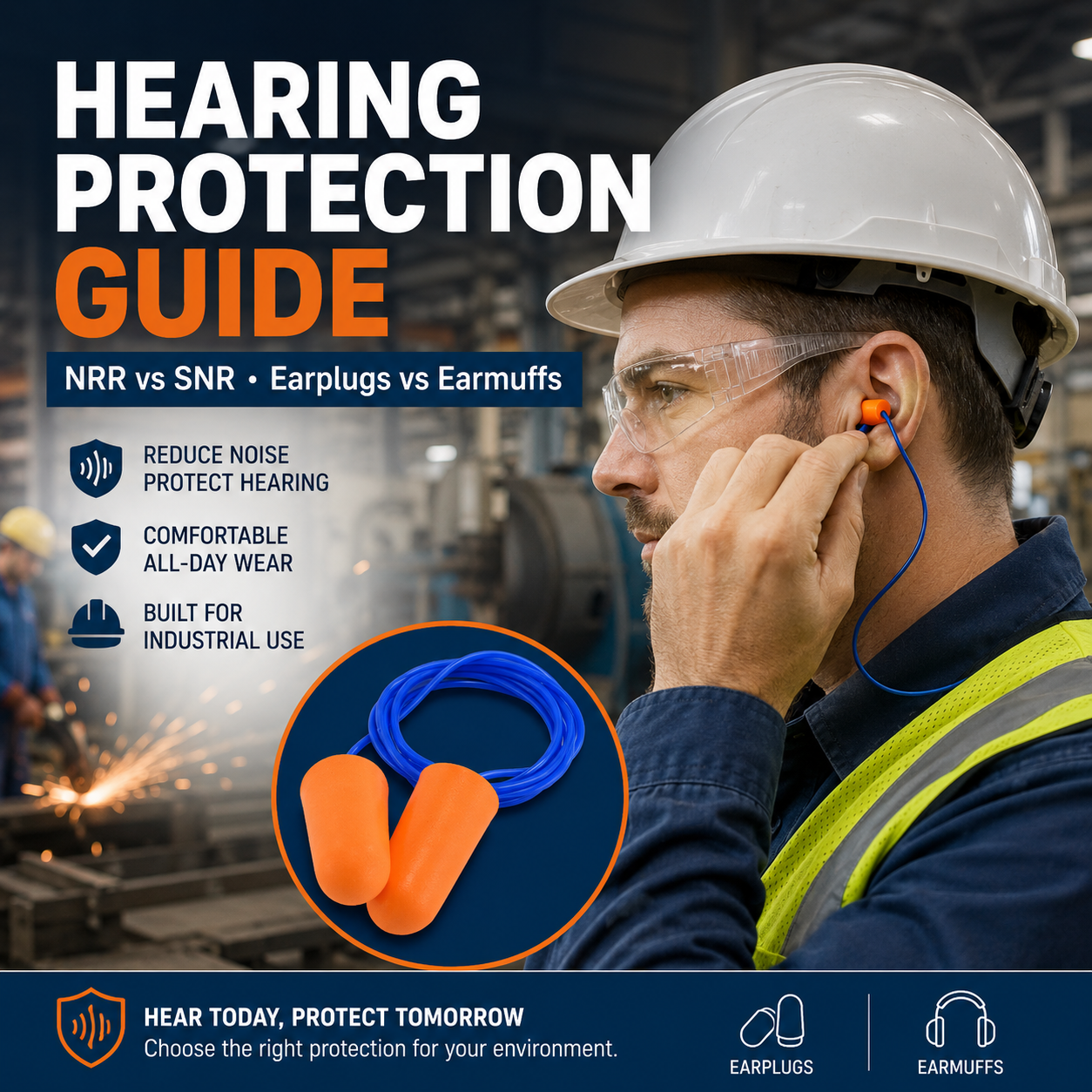 Guide de sélection des protections auditives&nbsp;: quelle est la différence entre NRR et SNR&nbsp;? Comment choisir des cache-oreilles ou des bouchons d'oreilles ?