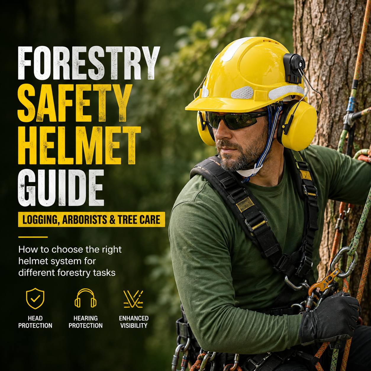 Comment sélectionner un casque de sécurité forestière pour les forestiers, les arboriculteurs et les professionnels de l'entretien des arbres