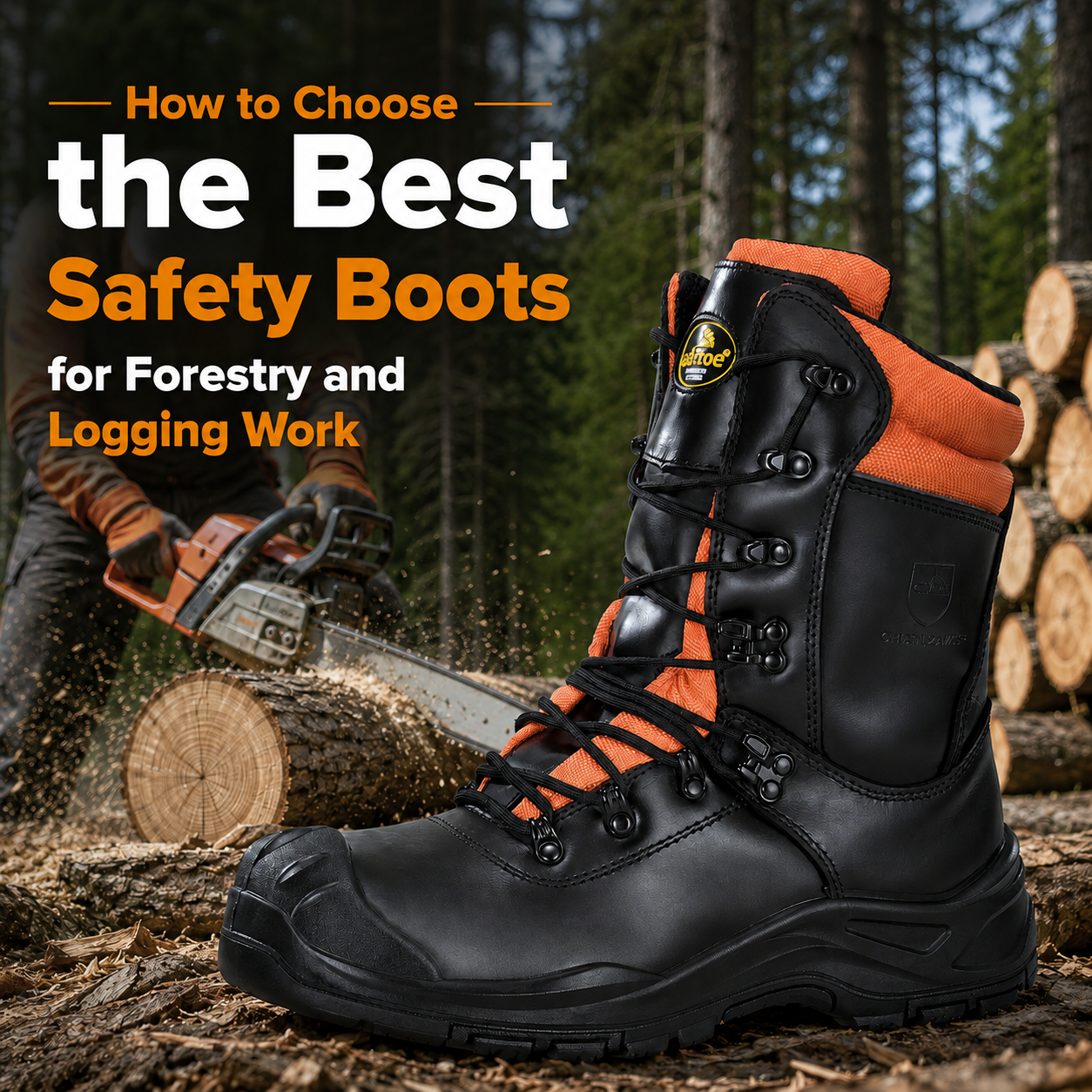 Comment choisir les meilleures bottes de sécurité pour les travaux forestiers et forestiers