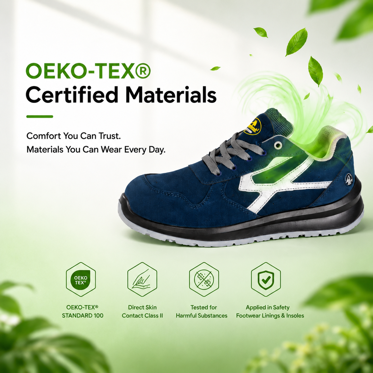 Que signifie la certification OEKO-TEX® pour les acheteurs de chaussures de sécurité ?