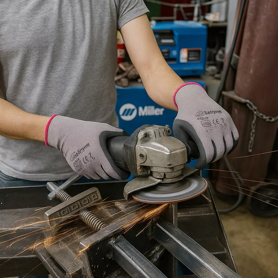 Gants pour écran tactile résistants à l'abrasion enduits de nitrile N1552&nbsp;: une mise à niveau de protection moderne pour la main-d'œuvre d'aujourd'hui