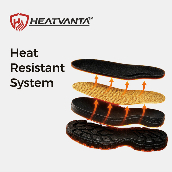 Technologie résistante à la chaleur HeatVanta™ pour chaussures de sécurité à haute température