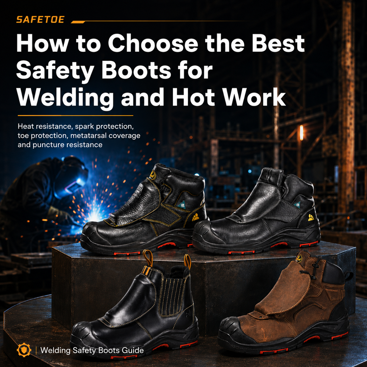 Comment choisir les meilleures bottes de sécurité pour le soudage et les travaux à chaud 