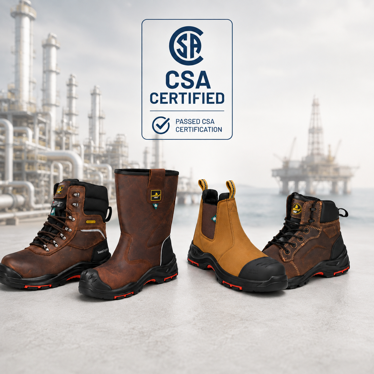 Explication des étiquettes des chaussures de sécurité CSA Z195 | BOUT DE SÉCURITÉ
