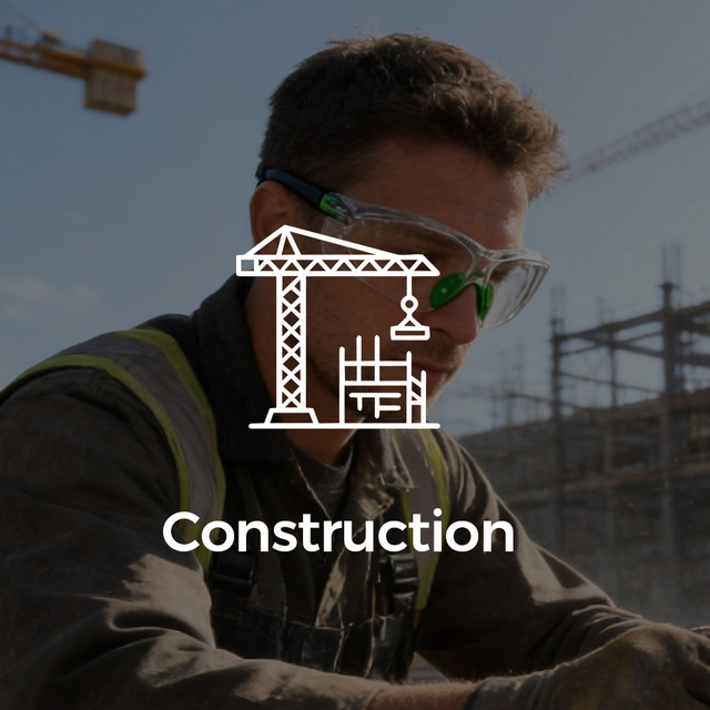 lunettes de sécurité pour la construction 